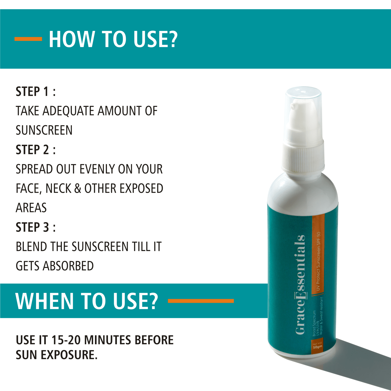 UV Protect Sunscreen GraceEssentials