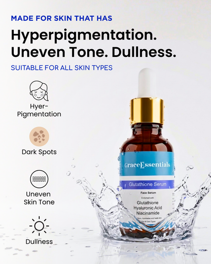 DualGlow Glutathione + Vitamin C Serum 10% Glutathione + 10% Vitamin C + Niacinamide