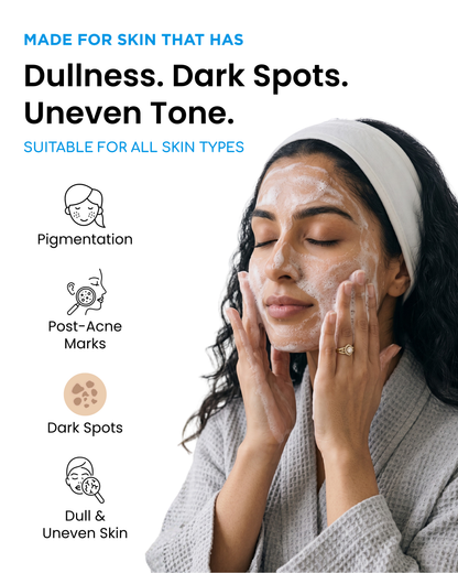 LumiCorrect Brightening Face Wash Kojic Acid + Alpha Arbutin + Niacinamide