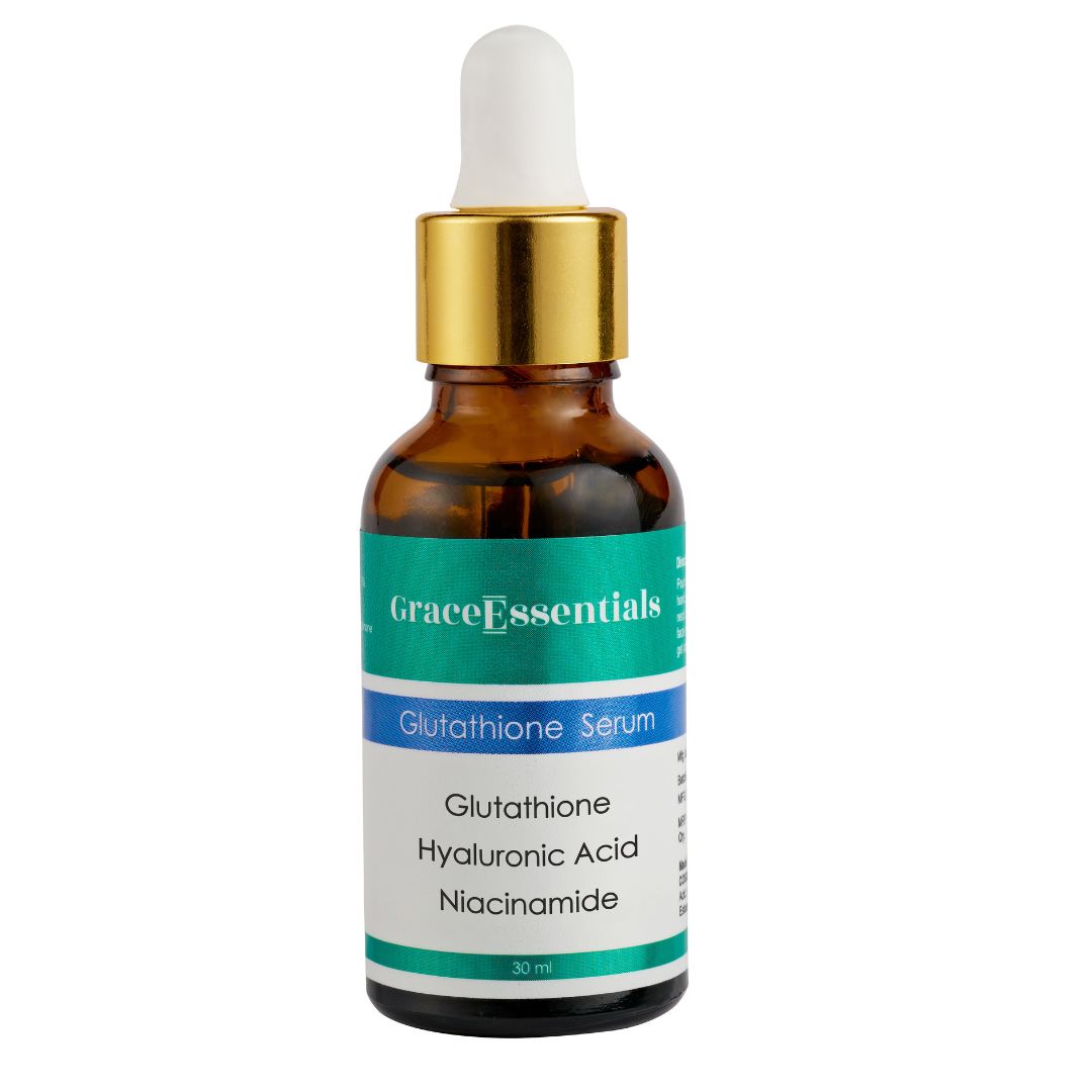 DualGlow Glutathione + Vitamin C Serum 10% Glutathione + 10% Vitamin C GraceEssentials DualGlow Glutathione + Vitamin C Serum 10% Glutathione + 10% Vitamin C GraceEssentials