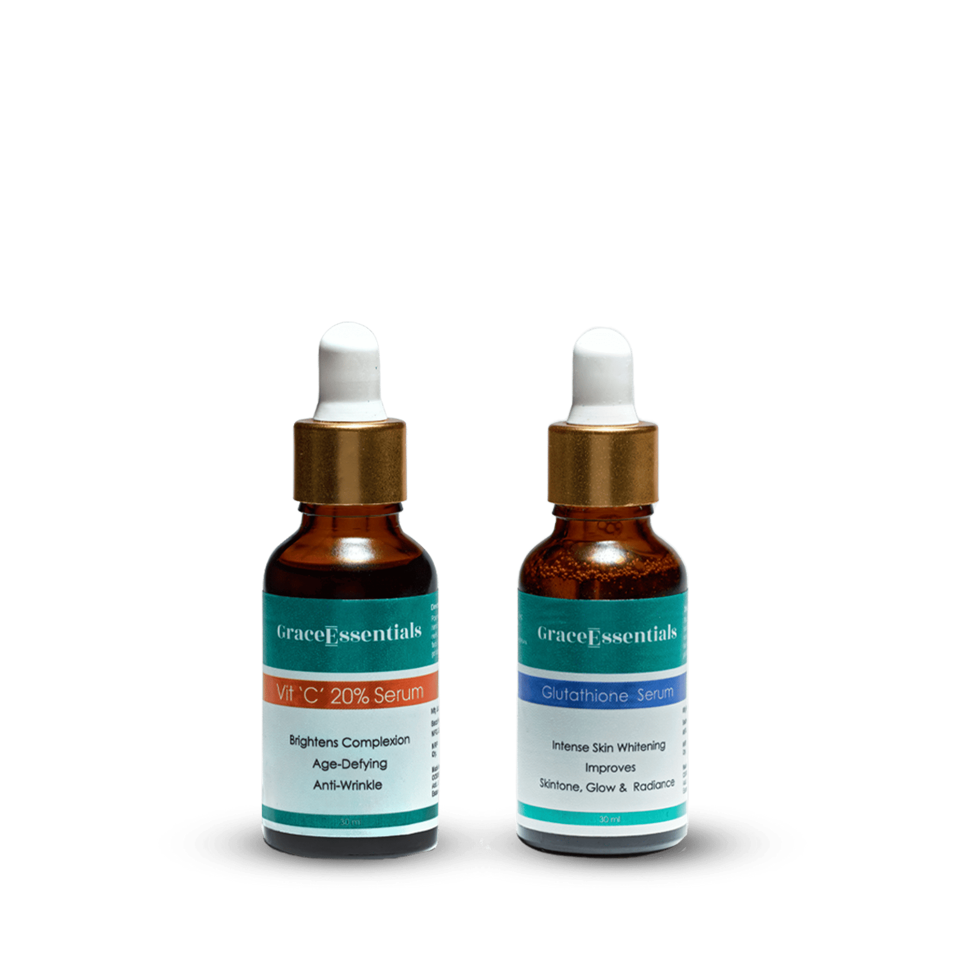 Serum Overload Kit with Vitamin C Serum and Glutathione Serum GraceEssentials Serum Overload Kit with Vitamin C Serum and Glutathione Serum GraceEssentials