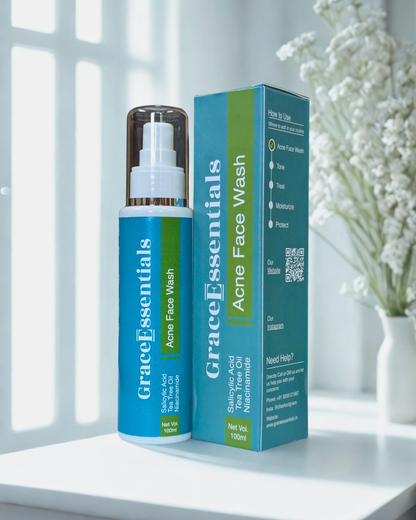 BioClarity Acne Face Wash Salicylic Acid + Tea Tree + Niacinamide