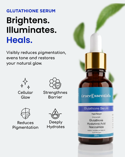 DualGlow Glutathione + Vitamin C Serum 10% Glutathione + 10% Vitamin C + Niacinamide